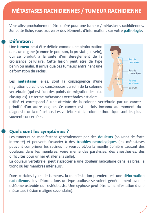 Pathologie_Tumeur rachidienne